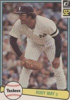 1982 Donruss - Rudy May #325