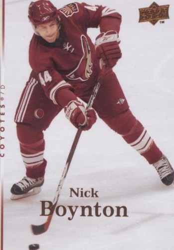 2007-08 Upper Deck - Nick Boynton #347