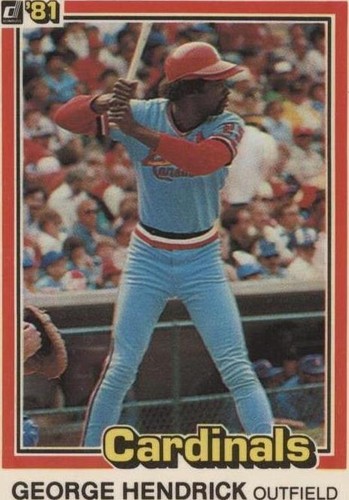 1981 Donruss - George Hendrick #430