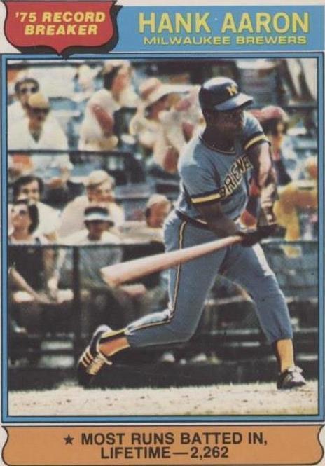 O-Pee-Chee 1976 - Hank Aaron #1