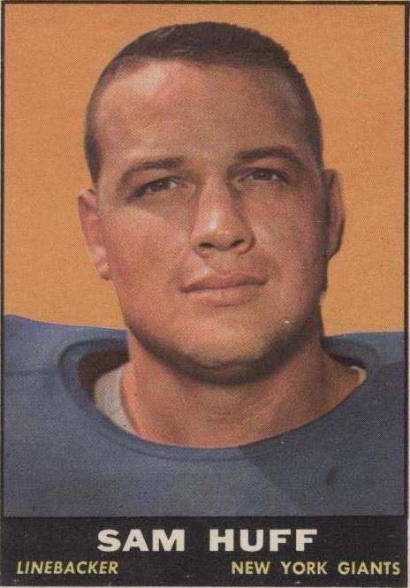 1961 Topps Sam Huff #91