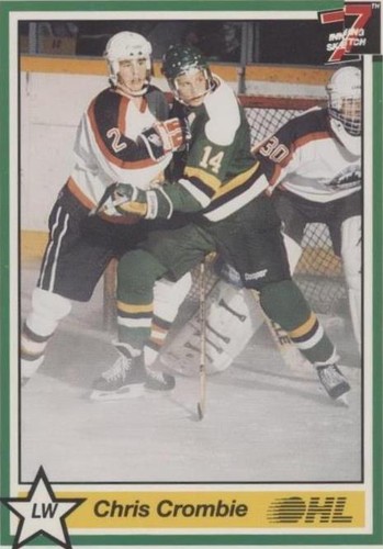 1990-91 7th Inning Sketch OHL - Chris Crombie #131