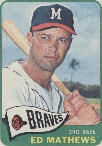 1965 Topps - Eddie Mathews #500