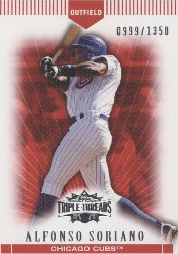 2007 Topps Triple Threads - Alfonso Soriano #42