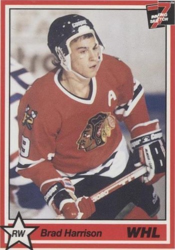 1990-91 7th Inning Sketch WHL - Brad Harrison #316
