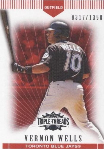 2007 Topps Triple Threads - Vernon Wells #71