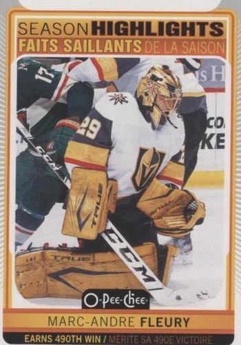 2021-22 O-Pee-Chee - Marc-Andre Fleury #593