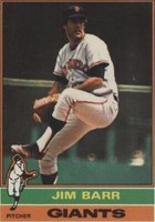 1976 Topps - Jim Barr #308