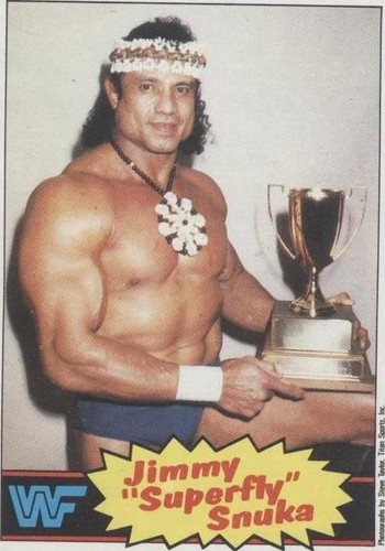 1985 Topps WWF - Jimmy Snuka #6