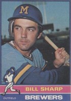 1976 Topps - Bill Sharp #244