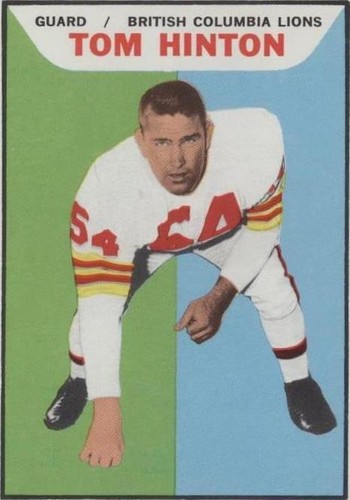 1965 Topps CFL Tom Hinton #10