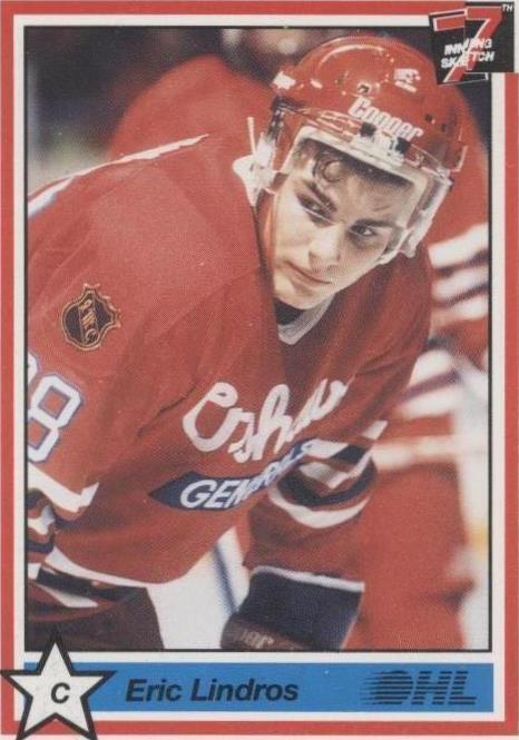 1990-91 7th Inning Sketch OHL - Eric Lindros #1