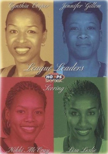 1999 WNBA Hoops Skybox - Lisa Leslie/Cynthia Cooper/Jennifer Gillom/Nikki McCray #7