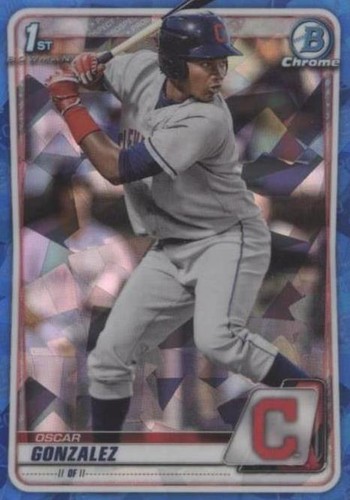 2020 Bowman Chrome Sapphire Edition - Oscar Gonzalez #BCP-109