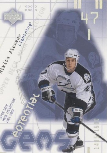 2001-02 Upper Deck Mask Collection - Nikita Alexeev #167
