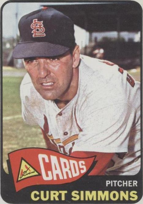 1965 Topps - Curt Simmons #373