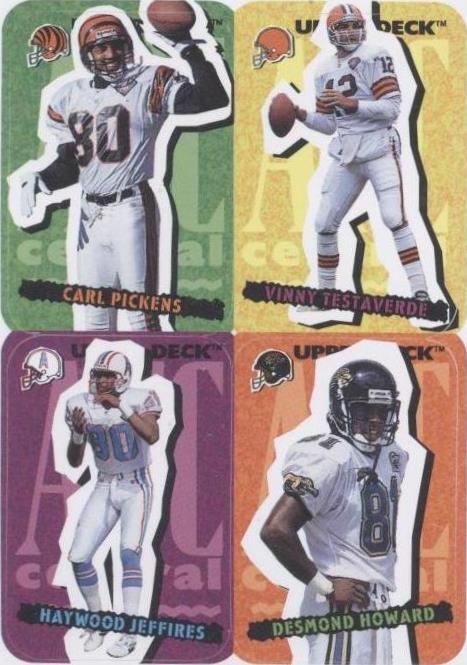 1995 Upper Deck Collector's Choice Update Carl Pickens Desmond Howard Haywood Jeffires #71