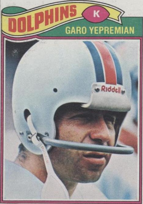 1977 Topps Garo Yepremian #255