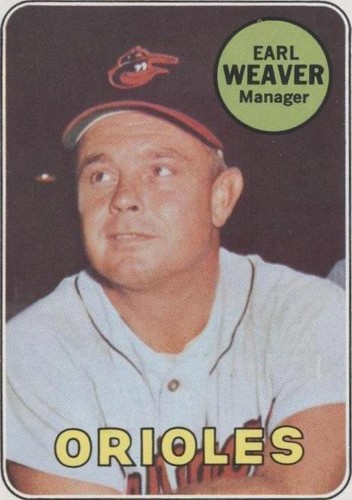 1969 Topps - Earl Weaver #516