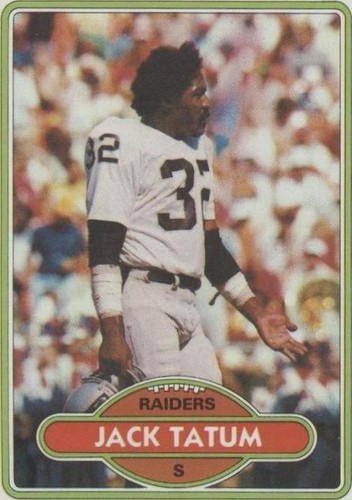 1980 Topps Jack Tatum #429