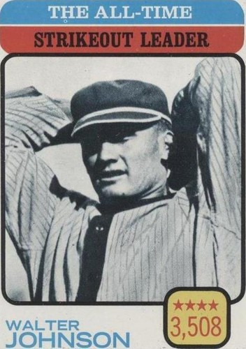 1973 Topps - Walter Johnson #478
