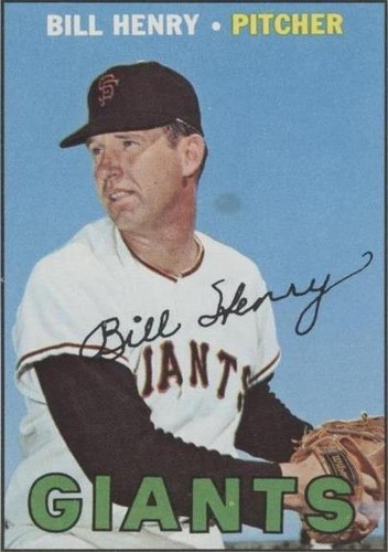 1967 Topps - Bill Henry #579