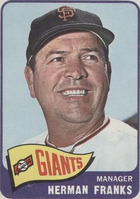 1965 O-Pee-Chee - Herman Franks #32