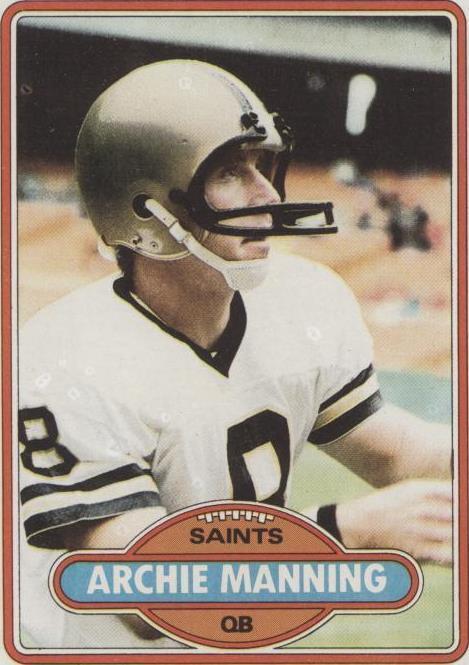 1980 Topps Арчи Мэннинг No93