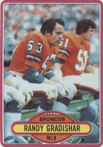 1980 Topps Randy Gradishar #410