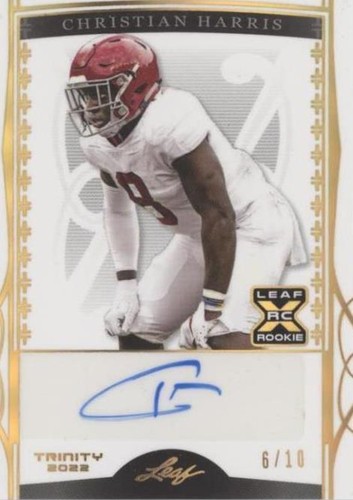 2022 Leaf Trinity Christian Harris #BA-CH1