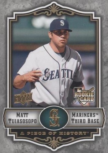 2009 Upper Deck A Piece of History - Matt Tuiasosopo #135