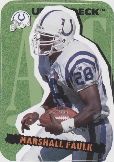 Actualización 1995 Upper Deck Collector's Choice Marshall Faulk #17