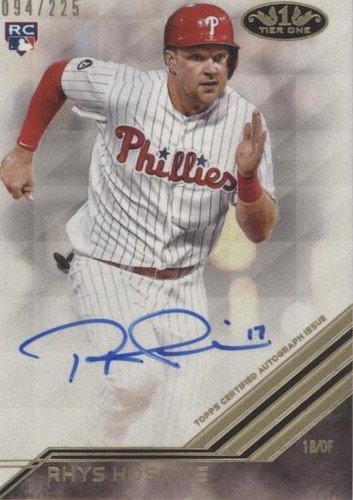 2018 Topps Tier One - Rhys Hoskins #BA-RH