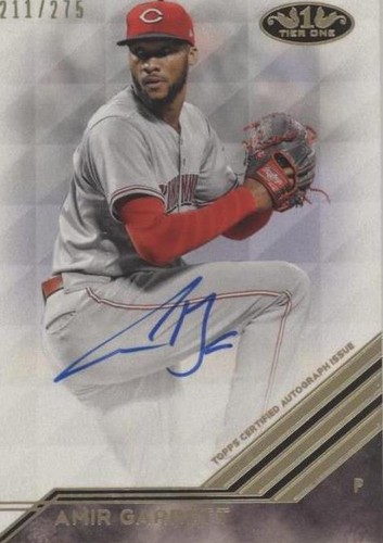 2018 Topps Tier One - Amir Garrett #BA-AG