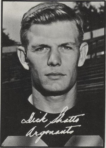 1961 Topps CFL Dick Shatto #109