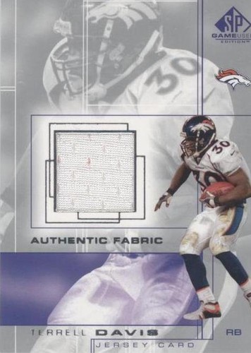 2001 SP Game Used Edition Terrell Davis #TD