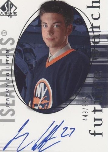 2005-06 SP Authentic - Jeremy Colliton #203