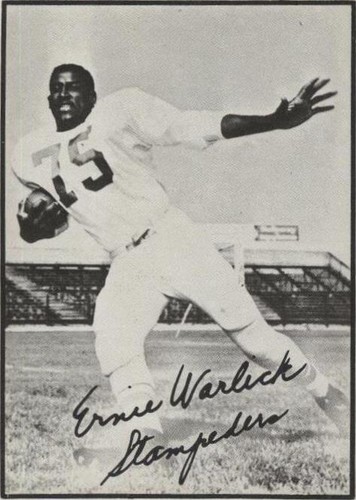 1961 Topps CFL Ernie Warlick #28
