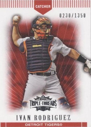 2007 Topps Triple Threads - Ivan Rodriguez #123