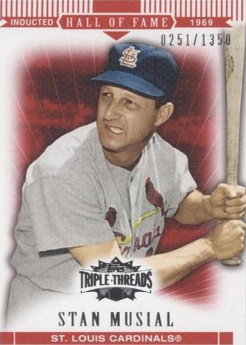 2007 Topps Triple Threads - Stan Musial #76