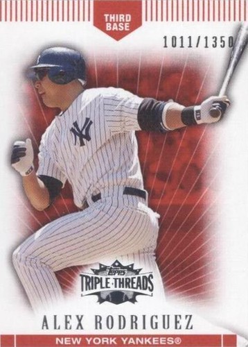 2007 Topps Triple Threads - Alex Rodriguez #1