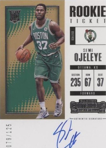 2017-18 Panini Contenders - Semi Ojeleye #135