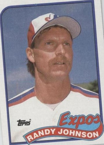 その他 RANDY JOHNSON ROOKIE 1989 Topps RANDY JOHNSON - Rookie Error Card #647 MINT-CLEAN