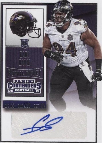 2015 Panini Contenders Carl Davis #133