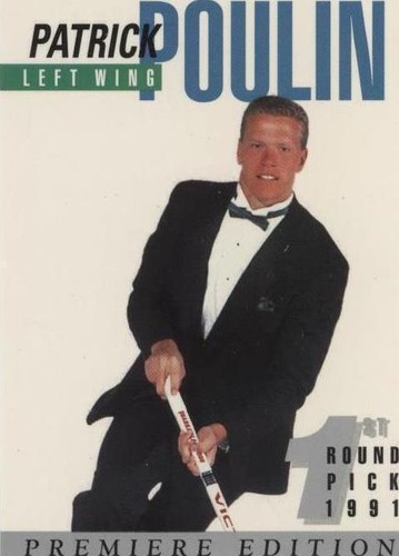 1991 Arena Draft Tuxedo Exclusive Premiere Edition - Patrick Poulin #7
