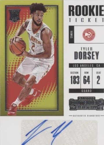 2017-18 Panini Contenders - Tyler Dorsey #ST-TDS