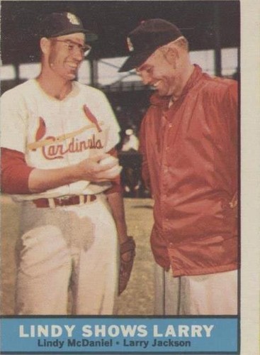 1961 Topps - Larry Jackson Lindy McDaniel #75