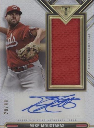 2021 Topps Triple Threads - Mike Moustakas #ASJR-MMS