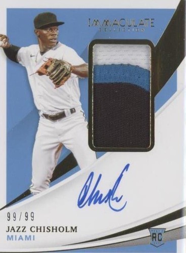 2021 Panini Immaculate Collection - Jazz Chisholm #127