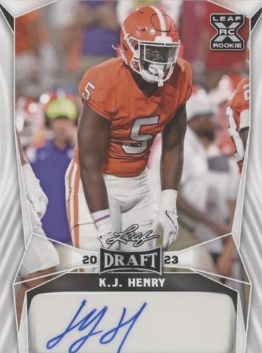 2023 Leaf Draft K.J. Henry #BA-KJH